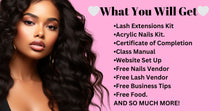 Load image into Gallery viewer, ACRYLIC NAILS &amp; LASH EXTENSIONS CLASS